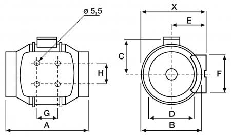 Ventilatori elicocentrifughi